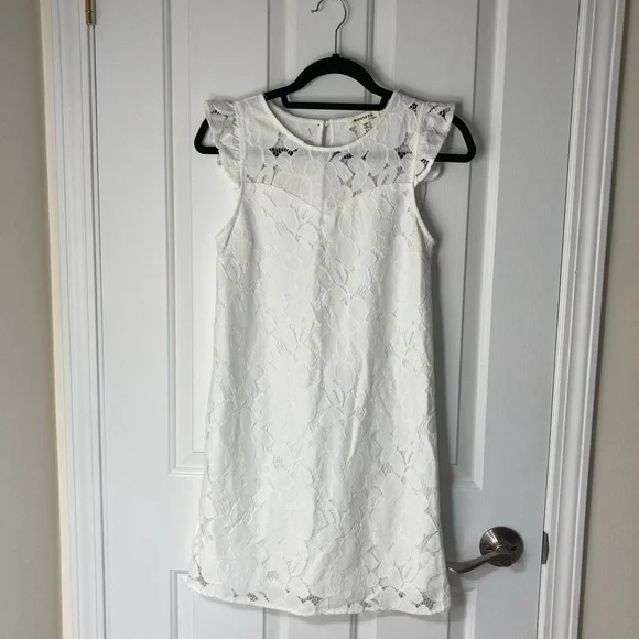 chinese dress ladies Natalie Mini Dress ~ White Forever Lace  Show Me Your Mumu